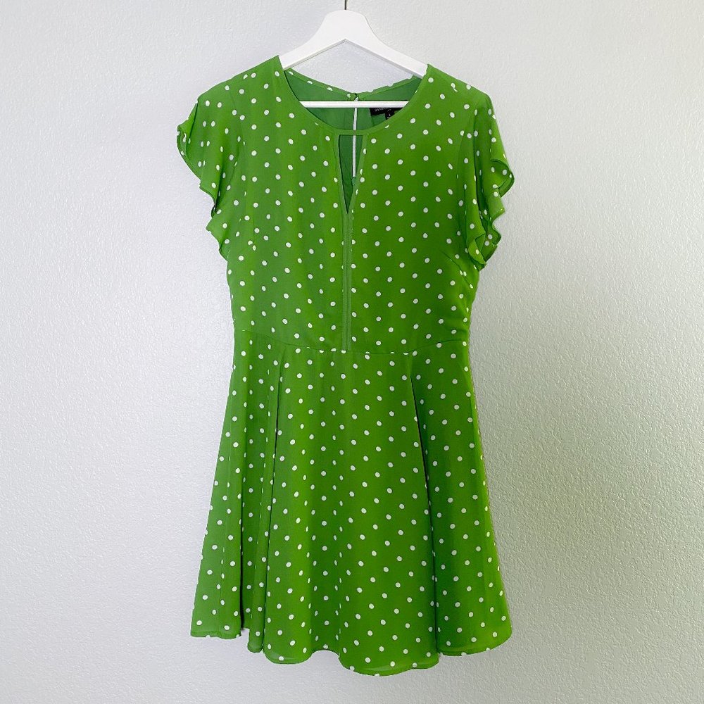 Banana Republic Polka Dot Fit & Flare Dress